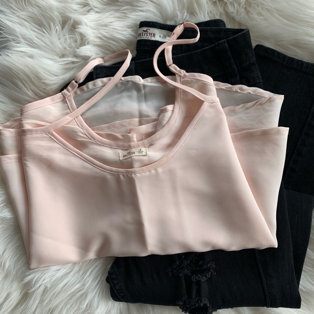 Hollister crop blouse
